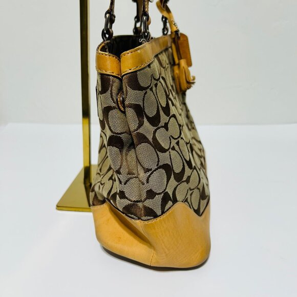 Coach Signature Canvas Tote Bag - Picture 4 of 12